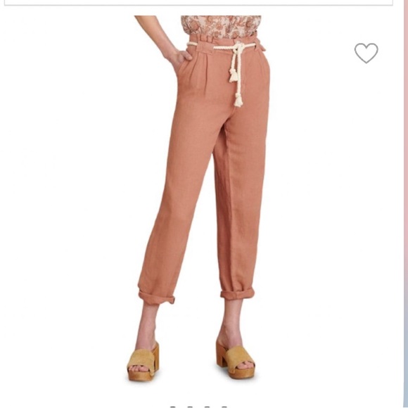 Veronica Beard Pants - NWT‎ VERONICA BEARD Karter Pleated Linen blend Pants
